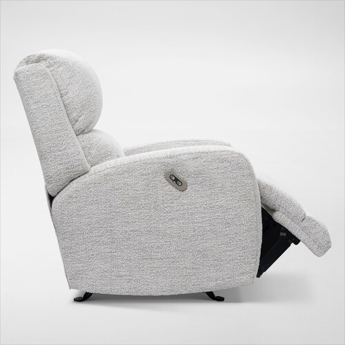 Shane Power Recliner - Chalk