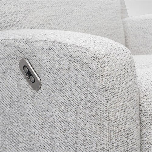 Shane Power Recliner - Chalk