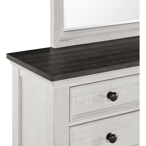 Riverview Dresser and Mirror - White