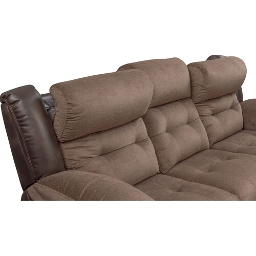 Tacoma Dual-Power Reclining Sofa and Recliner Set - Brow 7 Tacoma Dual-Power Reclining Sofa and Recliner Set - Brow