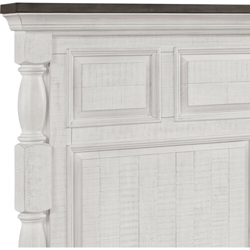 Riverview Queen Storage Bed - Whit