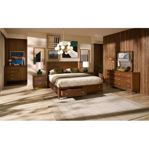 Chicago Nightstand with USB Chargin