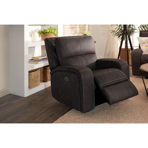 Burke Dual-Power Recliner - Brow
