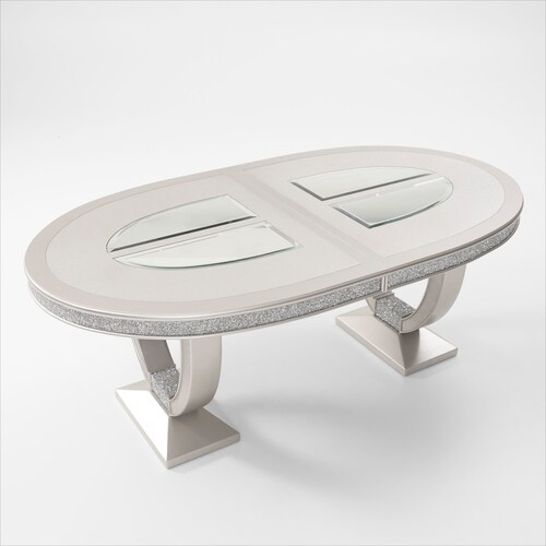 Posh Extendable Dining Tabl 6 Posh Extendable Dining Tabl