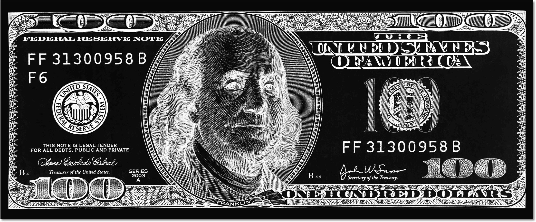 Money 24 x 55 Wall Ar