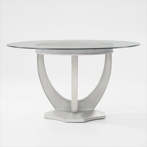 Posh Round Dining Table and 4 Host Chair 5 Posh Round Dining Table and 4 Host Chair