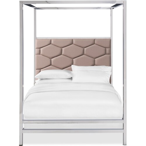 Concerto King Canopy Bed - Champagn